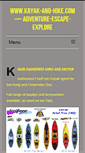 Mobile Screenshot of kayak-and-hike.com